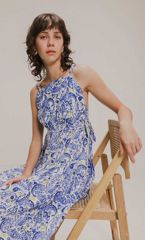 Vestido Midi Con Estampado