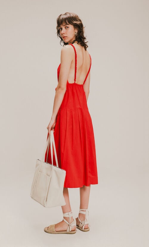 Vestido Midi Rojo
